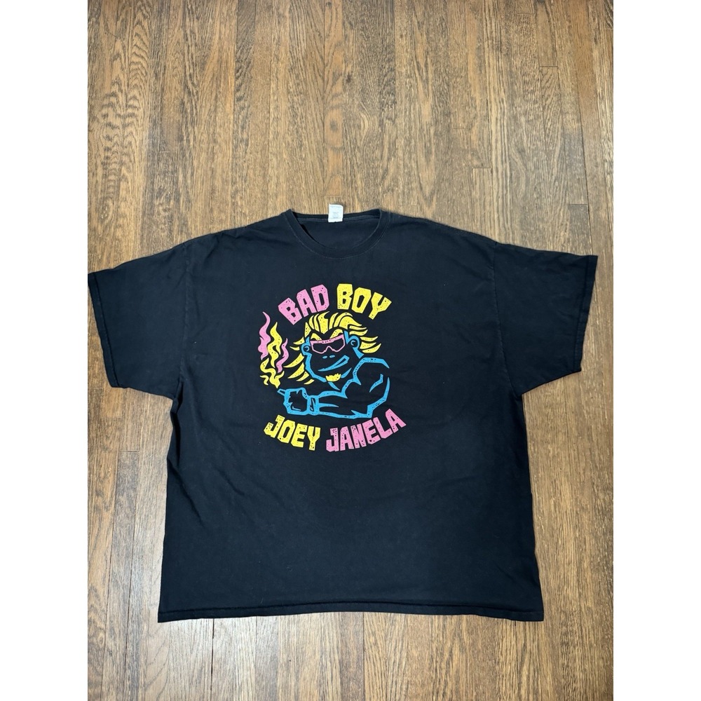 Joey Janela The Bad Boy Wrestling T-Shirt Gildan Black Graphic Tee Size 3XL AEW